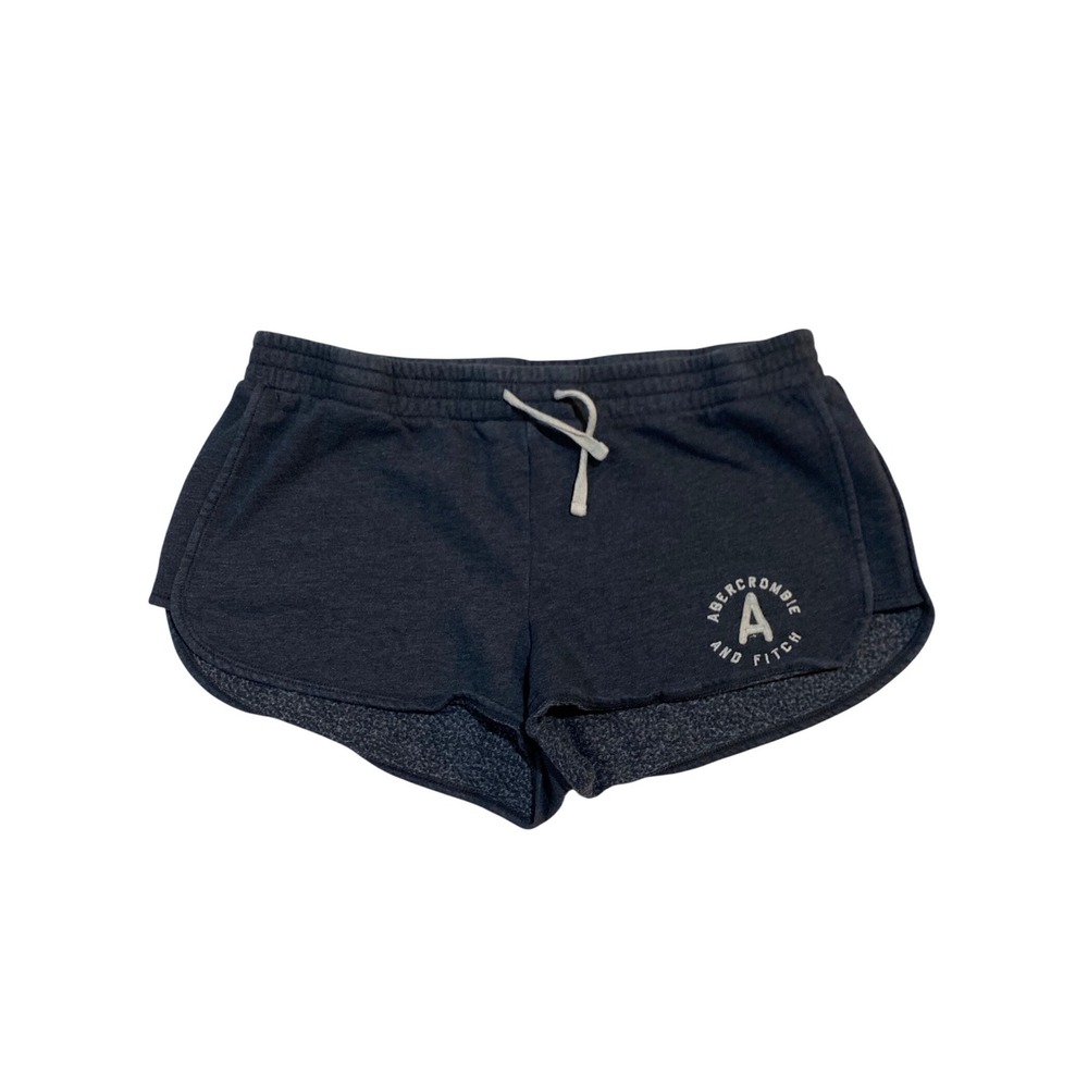 Abercrombie & Fitch Womens Gray Fleece Dolphin Sweat Shorts Size L Large